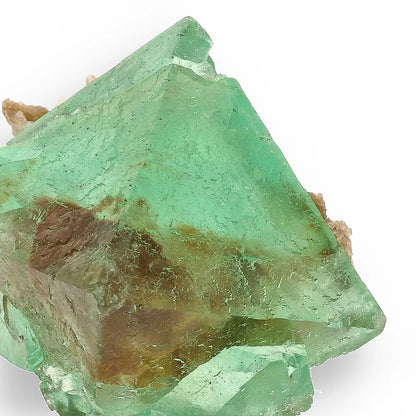 Get your Rare Green Fluorite Octahedral Crystal on Matrix - Riemvasmaak, Northern Cape, South Africa online now or in store at Forever Gems in Franschhoek, South Africa