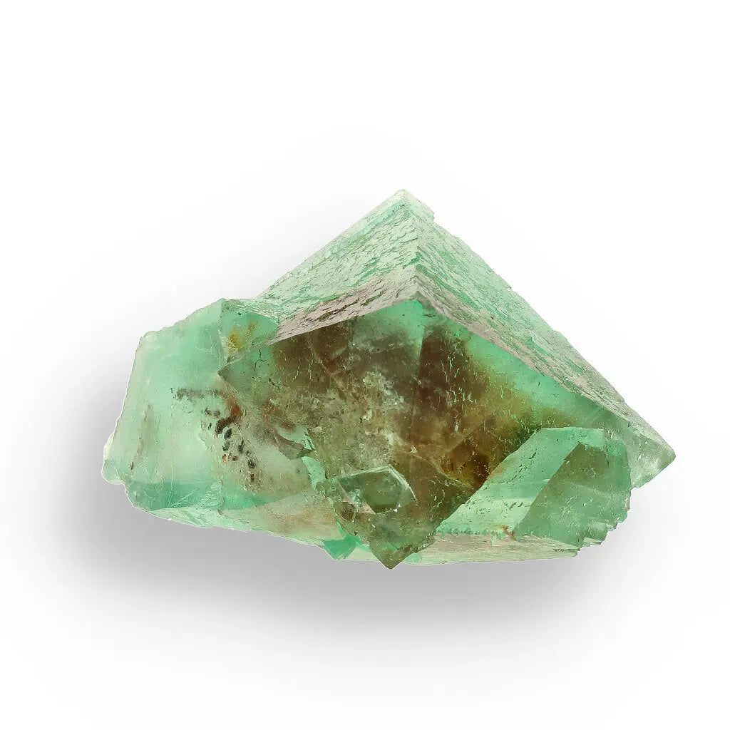 Get your Rare Green Fluorite Octahedral Crystal on Matrix - Riemvasmaak, Northern Cape, South Africa online now or in store at Forever Gems in Franschhoek, South Africa