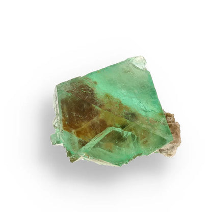 Get your Rare Green Fluorite Octahedral Crystal on Matrix - Riemvasmaak, Northern Cape, South Africa online now or in store at Forever Gems in Franschhoek, South Africa