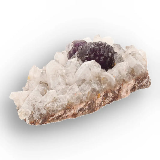 Get your Vivid Purple Fluorite on Quartz from Steinkopf, South Africa online now or in store at Forever Gems in Franschhoek, South Africa
