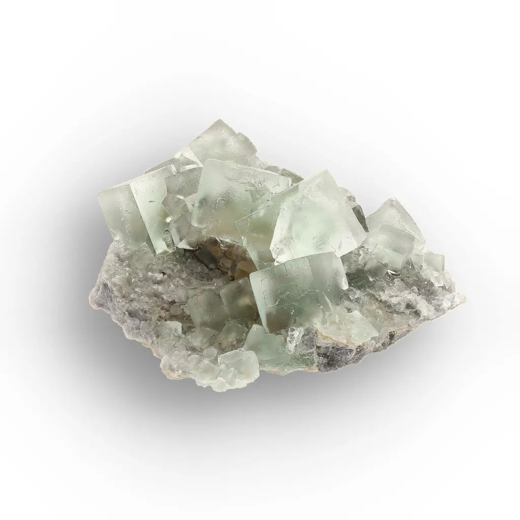 Steinkopf Green Fluorite – Elegant Miniature Crystal Cluster