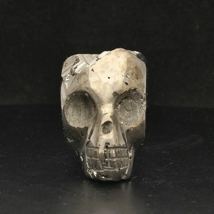 Buy your Unique Pyrite Carved Skull: Protection, Prosperity, and Ancient Magic online now or in store at Forever Gems in Franschhoek, South Africa