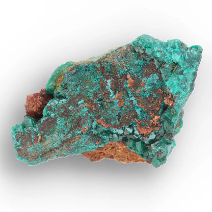 Dioptase Crystal Cluster on Matrix – Mindouli, Congo