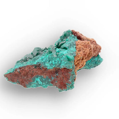 Dioptase Crystal Cluster on Matrix – Mindouli, Congo