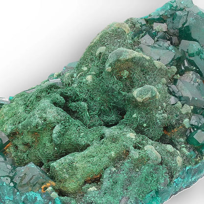 Dioptase and Malachite on Matrix – Mindouli, Congo