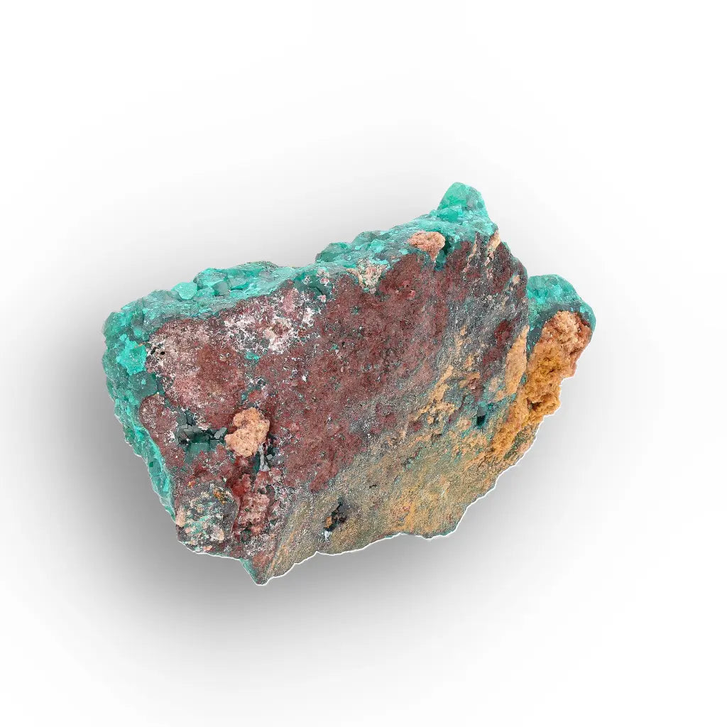 Dioptase and Malachite on Matrix – Mindouli, Congo