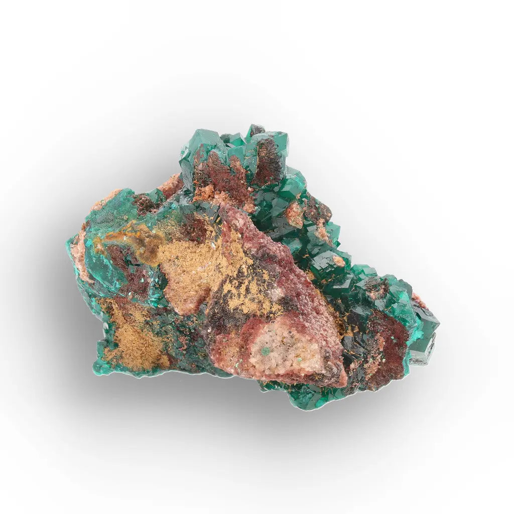 Dioptase on Matrix from Congo – Kimbedi, Mindouli