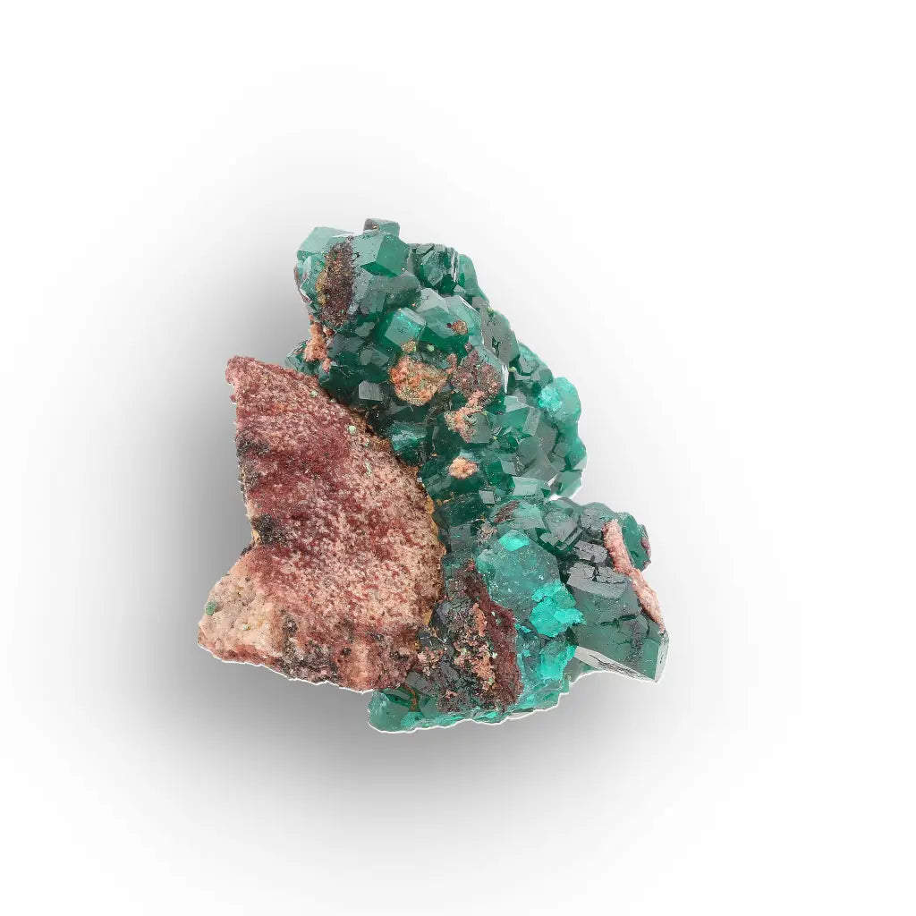 Dioptase on Matrix from Congo – Kimbedi, Mindouli