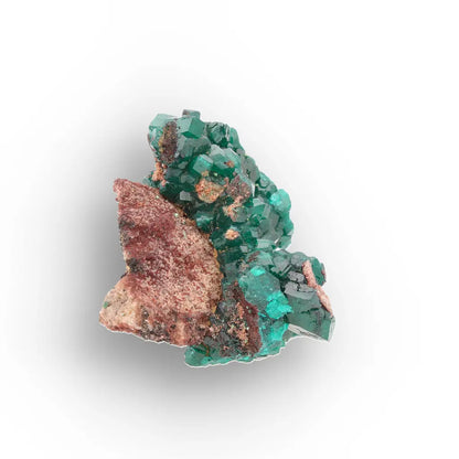 Dioptase on Matrix from Congo – Kimbedi, Mindouli