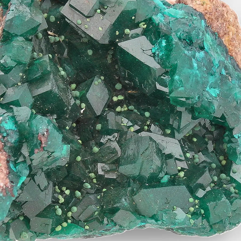 Dioptase on Matrix from Congo – Kimbedi, Mindouli