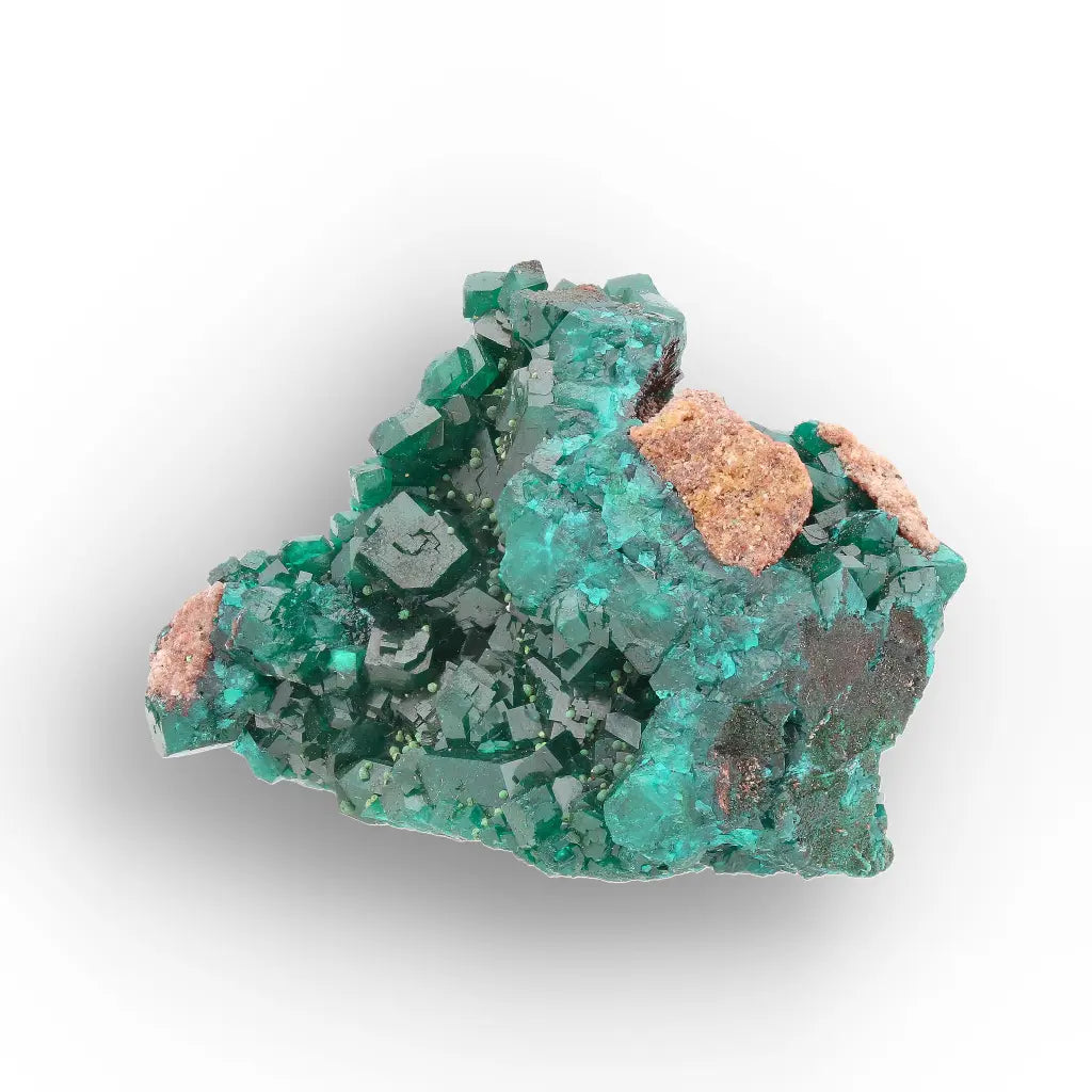 Dioptase on Matrix from Congo – Kimbedi, Mindouli