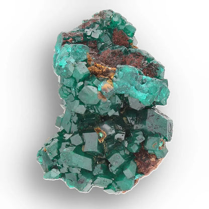 Dioptase Crystal Cluster on Matrix – Kimbedi Copper Mine, Congo