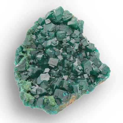Dioptase with Fibrous Malachite, Kimbedi Congo