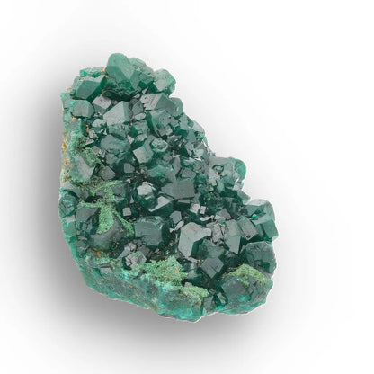 Dioptase with Fibrous Malachite, Kimbedi Congo