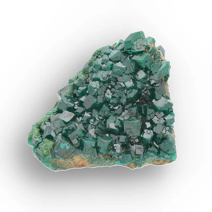 Dioptase with Fibrous Malachite, Kimbedi Congo