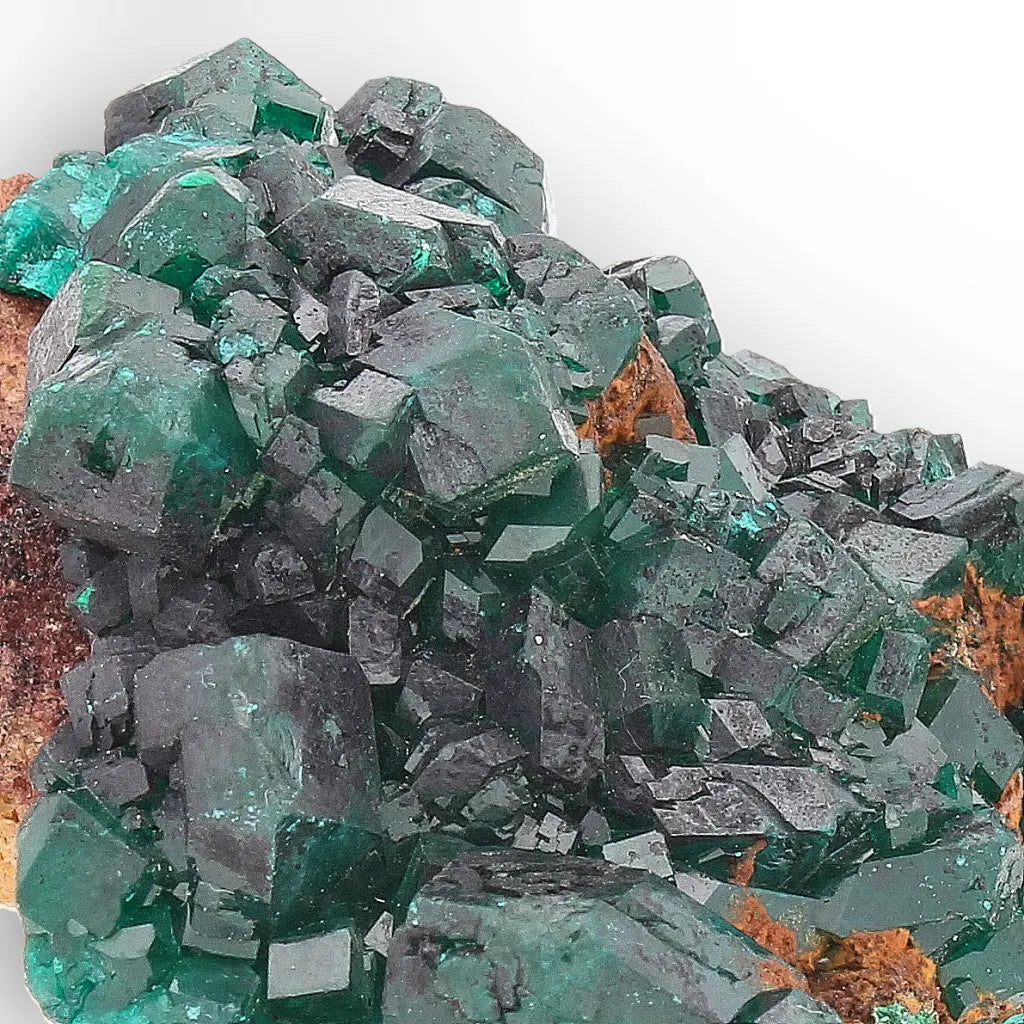 Dioptase from Congo Natural Crystal Mineral Specimen