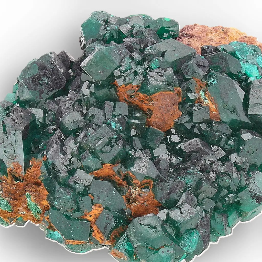 Dioptase from Congo Natural Crystal Mineral Specimen