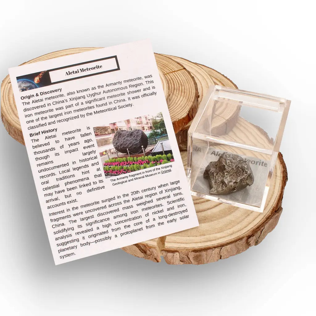 Get your Aletai Iron Meteorite – Rare Space Metal Specimen online now or in store at Forever Gems in Franschhoek, South Africa