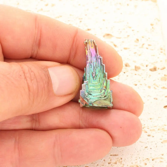 Get your Bismuth Crystal – Iridescent Emerald Staircase online now or in store at Forever Gems in Franschhoek, South Africa