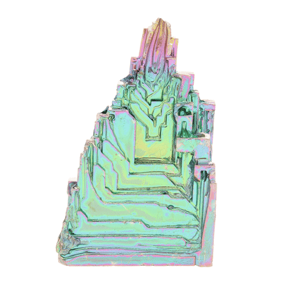 Get your Bismuth Stairway Crystal – Stepped Rainbow Geometric Formation online now or in store at Forever Gems in Franschhoek, South Africa
