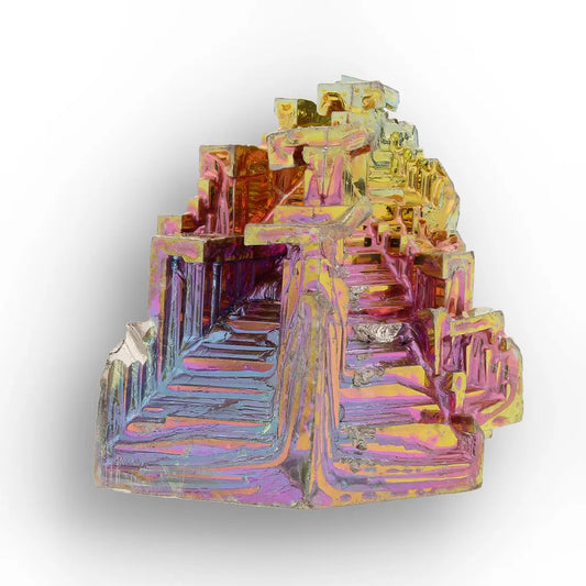 Get your Bismuth Crystal – Iridescent Golden Stairway online now or in store at Forever Gems in Franschhoek, South Africa