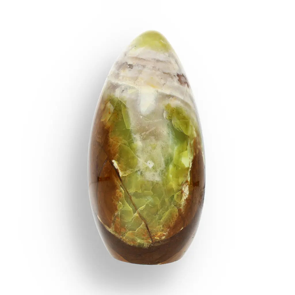 Get your Green Opal Freeform – Soothing Energy from Madagascar online now or in store at Forever Gems in Franschhoek, South Africa
