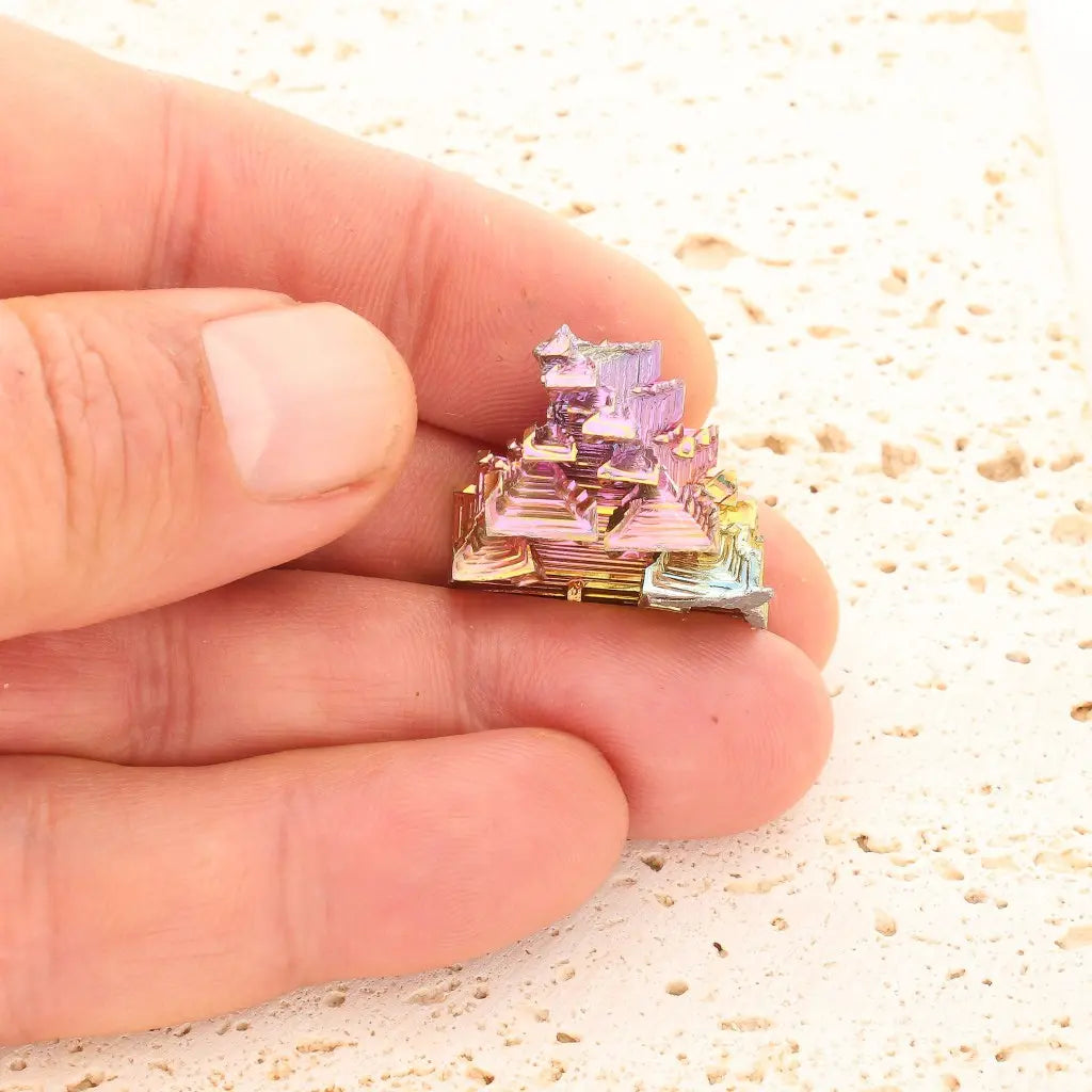 Get your Bismuth Crystal – Iridescent Rainbow Staircase online now or in store at Forever Gems in Franschhoek, South Africa