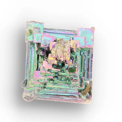 Get your Futuristic Bismuth Crystal – Rainbow Geometric Metal Formation online now or in store at Forever Gems in Franschhoek, South Africa