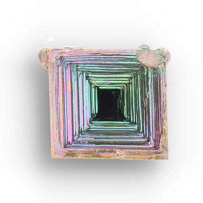 Get your Futuristic Bismuth Crystal – Rainbow Geometric Metal Formation online now or in store at Forever Gems in Franschhoek, South Africa