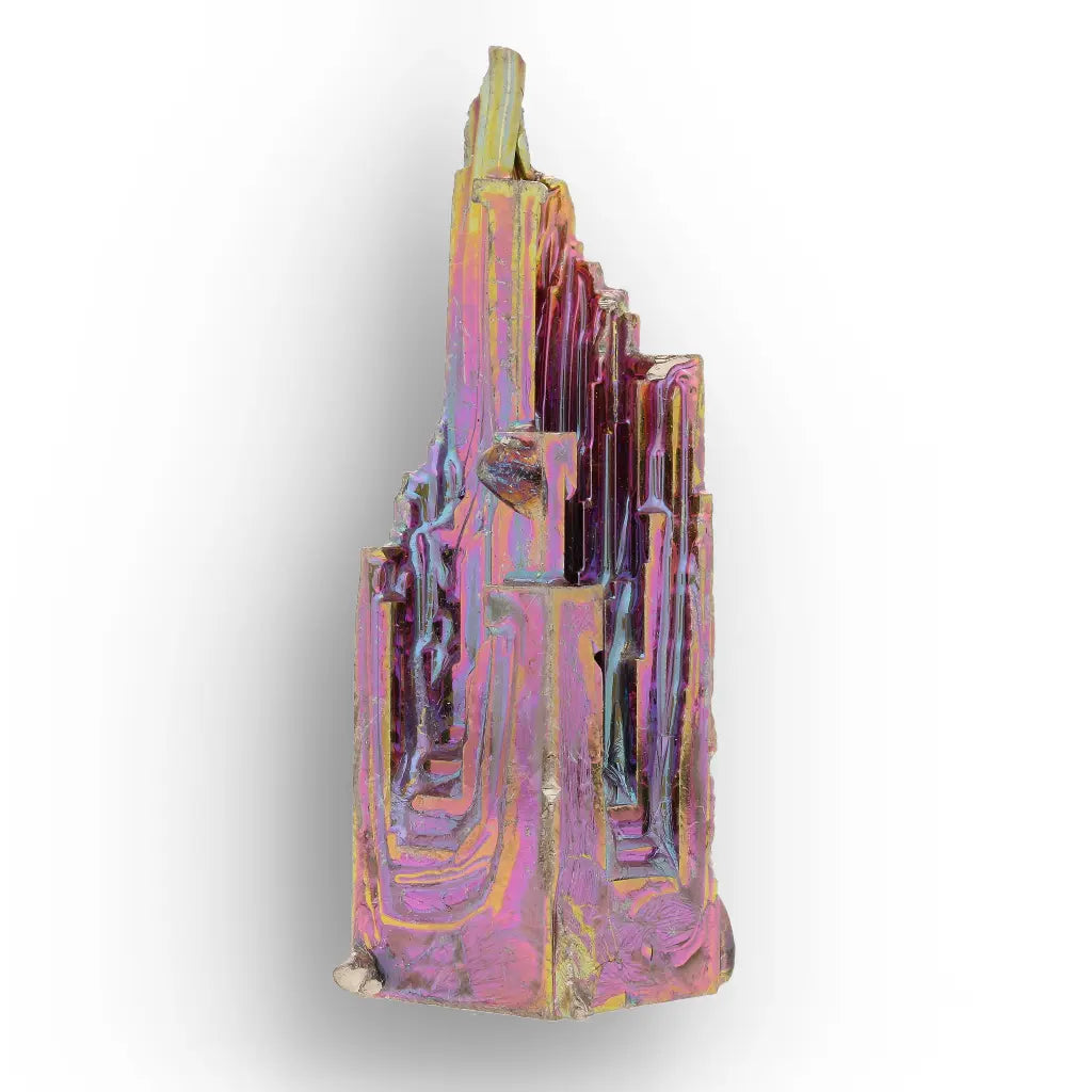 Get your Bismuth Crystal – Prismatic Cathedral Hopper online now or in store at Forever Gems in Franschhoek, South Africa