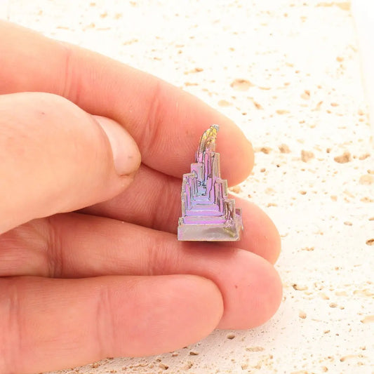 Get your Bismuth Crystal – Iridescent Rainbow Spire online now or in store at Forever Gems in Franschhoek, South Africa