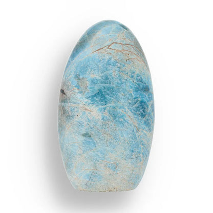 Get your Apatite Freeform - Madagascar Blue Crystal for Motivation online now or in store at Forever Gems in Franschhoek, South Africa