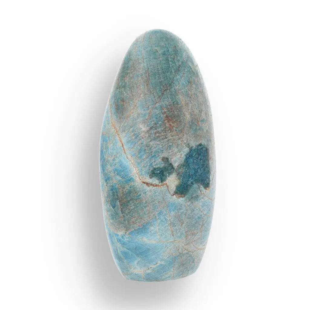 Get your Apatite Freeform - Madagascar Blue Crystal for Motivation online now or in store at Forever Gems in Franschhoek, South Africa