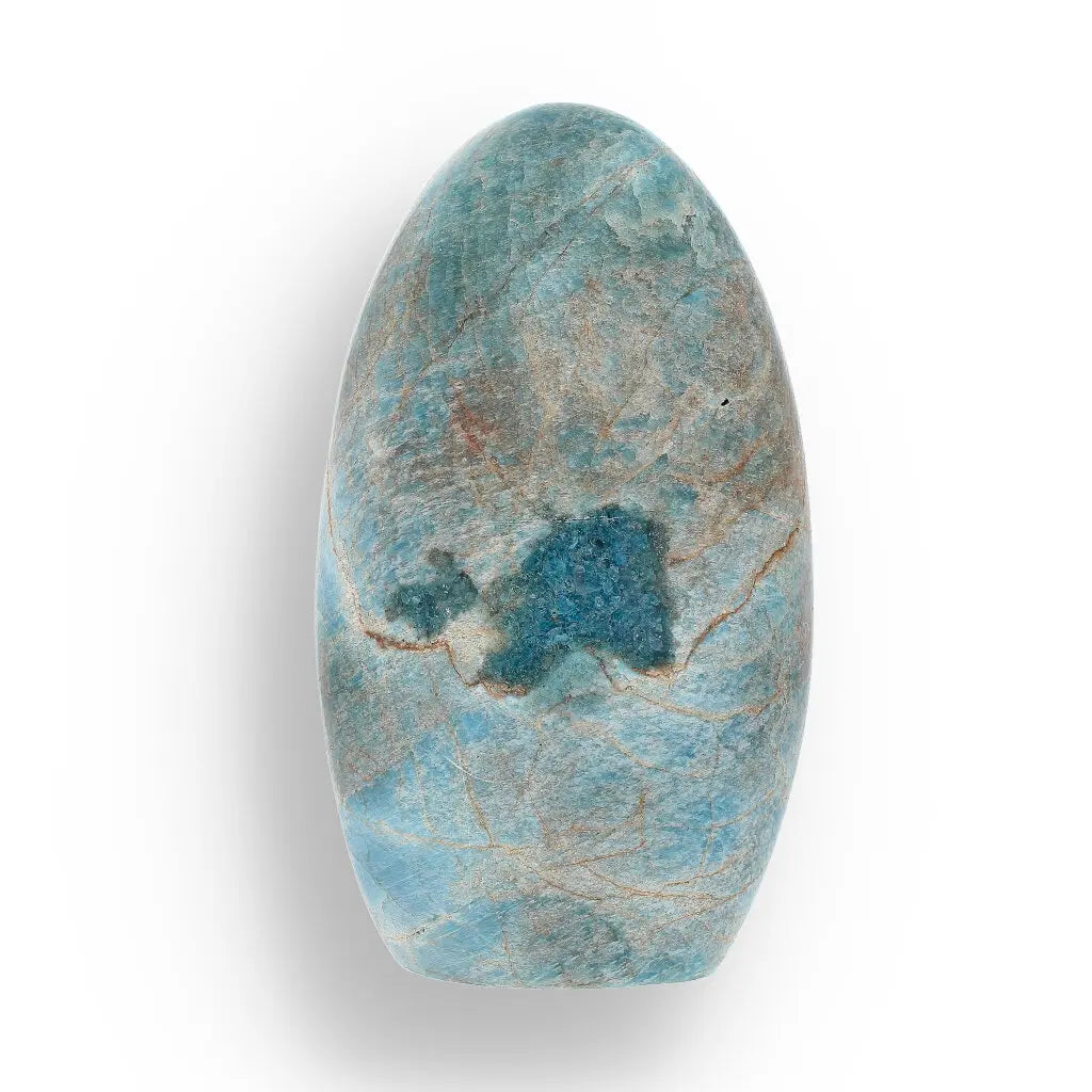 Get your Apatite Freeform - Madagascar Blue Crystal for Motivation online now or in store at Forever Gems in Franschhoek, South Africa