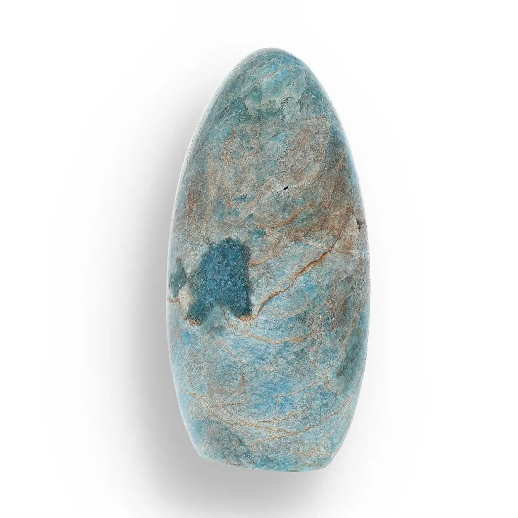 Get your Apatite Freeform - Madagascar Blue Crystal for Motivation online now or in store at Forever Gems in Franschhoek, South Africa