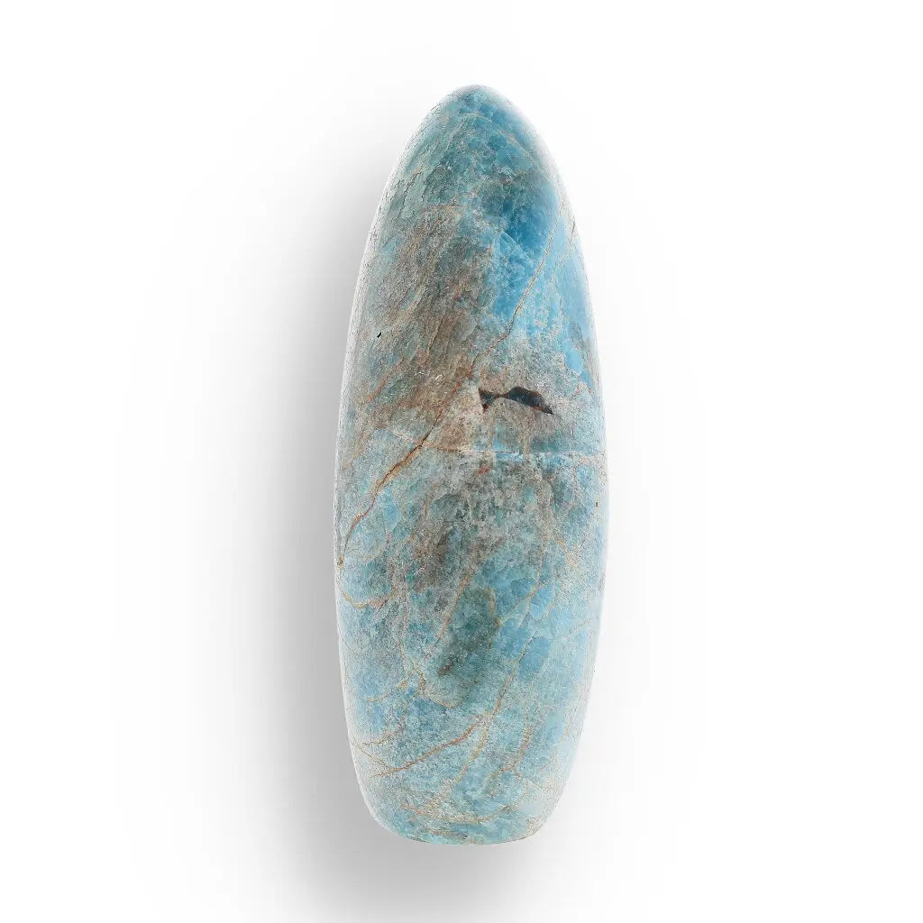 Get your Apatite Freeform - Madagascar Blue Crystal for Motivation online now or in store at Forever Gems in Franschhoek, South Africa