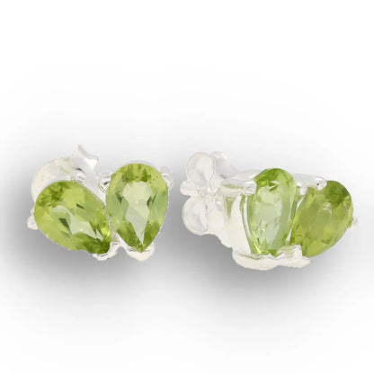 Get your Duality Peridot Stud Earrings in Sterling Silver online now or in store at Forever Gems in Franschhoek, South Africa