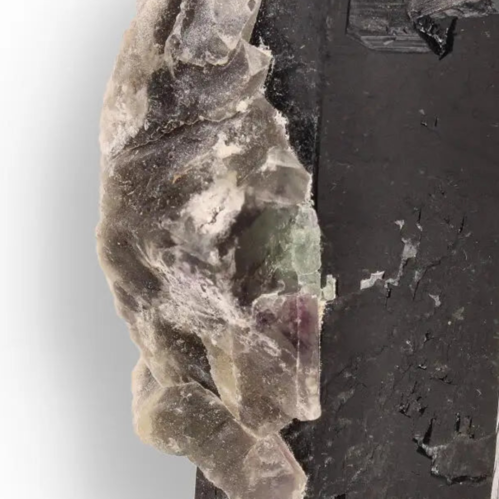 Buy your Schorl Black Tourmaline with Fluorite online now or in store at Forever Gems in Franschhoek, South Africa
