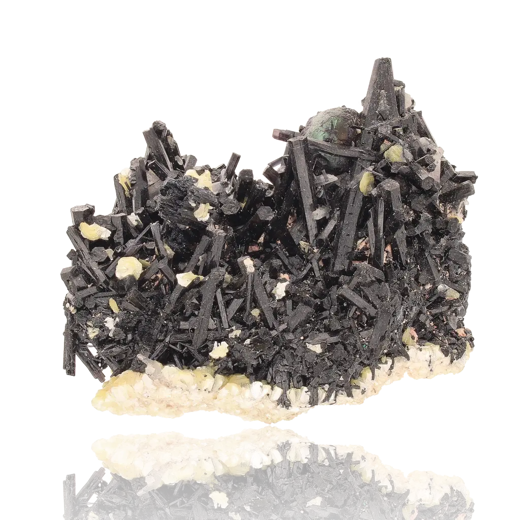 Buy your Schorl Tourmaline, Muscovite and Fluorite Cluster online now or in store at Forever Gems in Franschhoek, South Africa