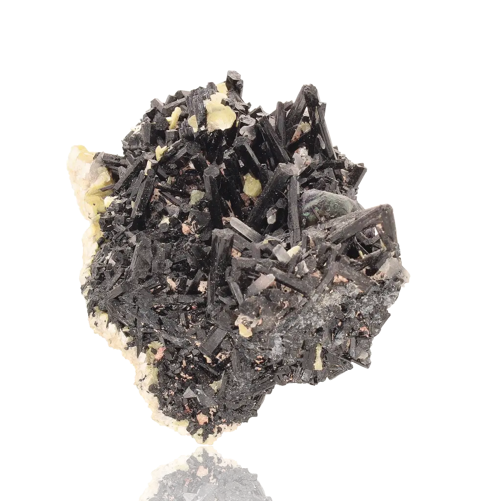 Buy your Schorl Tourmaline, Muscovite and Fluorite Cluster online now or in store at Forever Gems in Franschhoek, South Africa