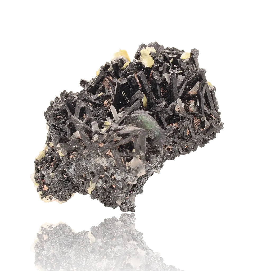 Buy your Schorl Tourmaline, Muscovite and Fluorite Cluster online now or in store at Forever Gems in Franschhoek, South Africa
