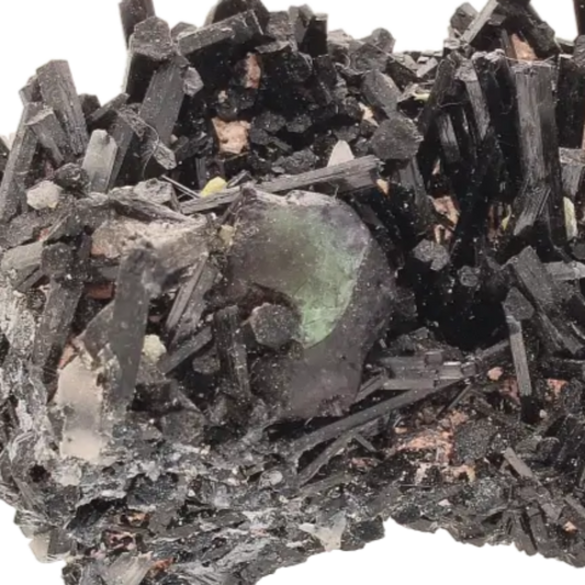 Buy your Schorl Tourmaline, Muscovite and Fluorite Cluster online now or in store at Forever Gems in Franschhoek, South Africa