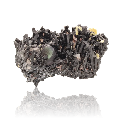 Buy your Schorl Tourmaline, Muscovite and Fluorite Cluster online now or in store at Forever Gems in Franschhoek, South Africa