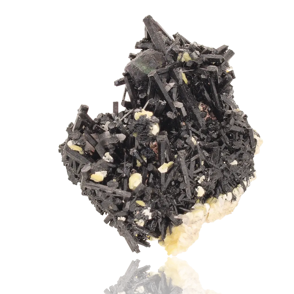 Buy your Schorl Tourmaline, Muscovite and Fluorite Cluster online now or in store at Forever Gems in Franschhoek, South Africa
