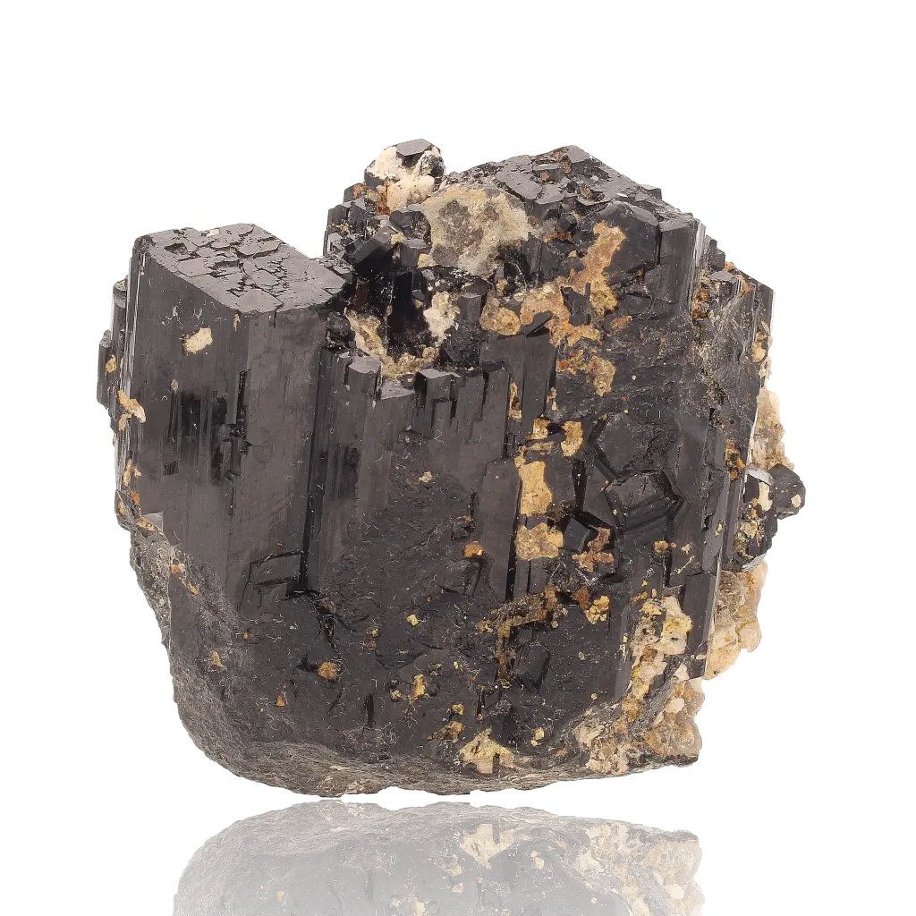Buy your Schorl Black Tourmaline with Feldspar online now or in store at Forever Gems in Franschhoek, South Africa