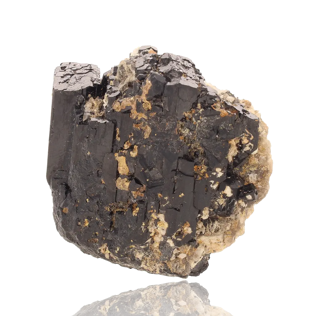 Buy your Schorl Black Tourmaline with Feldspar online now or in store at Forever Gems in Franschhoek, South Africa