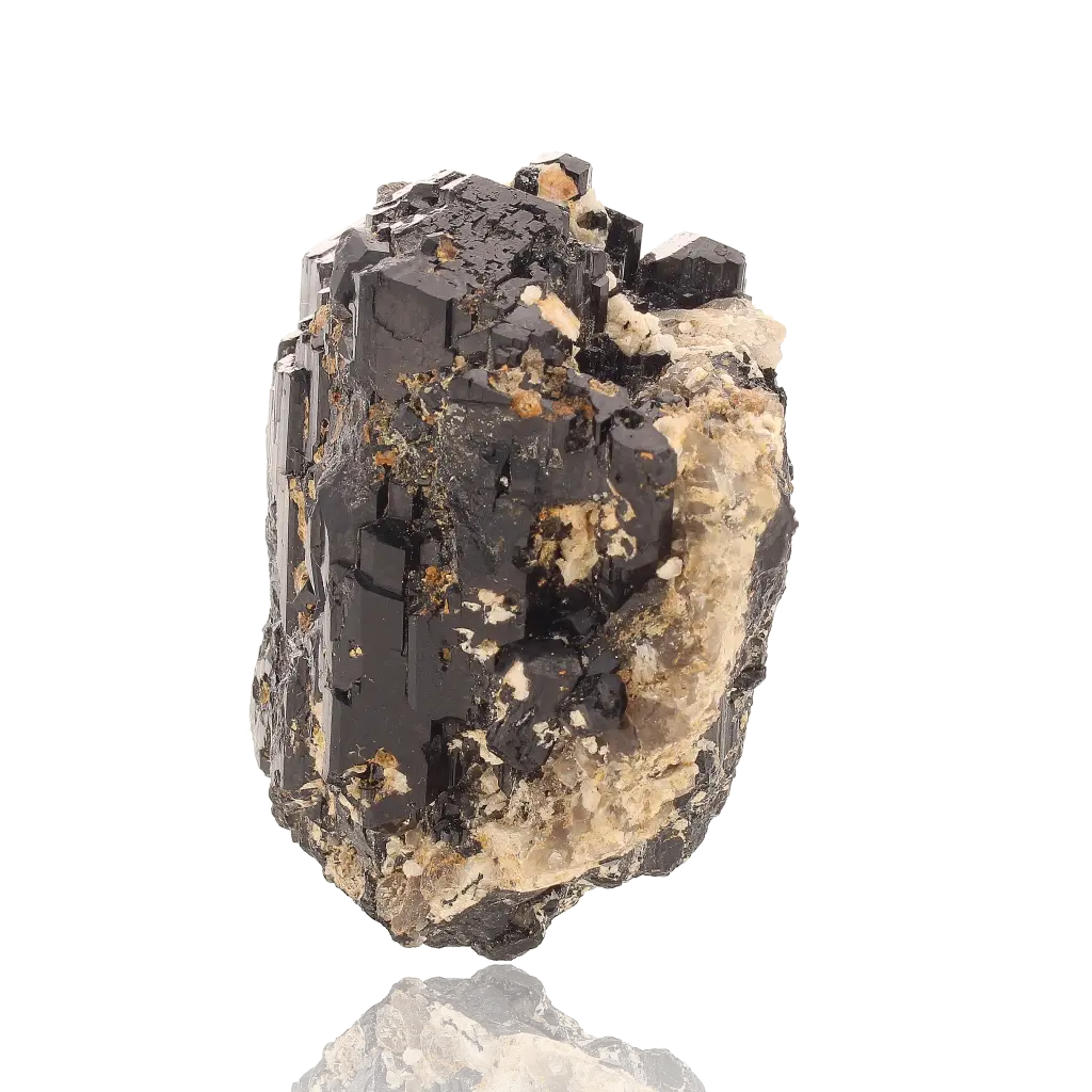 Buy your Schorl Black Tourmaline with Feldspar online now or in store at Forever Gems in Franschhoek, South Africa