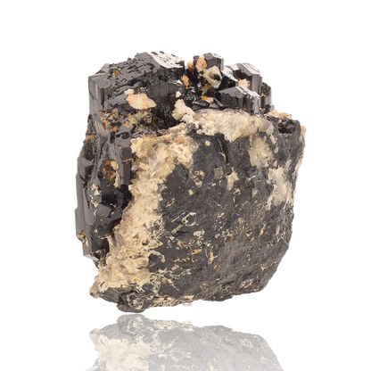 Buy your Schorl Black Tourmaline with Feldspar online now or in store at Forever Gems in Franschhoek, South Africa