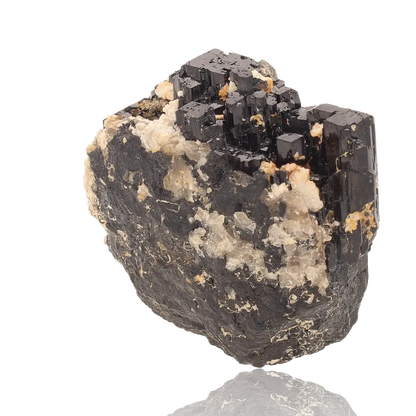 Buy your Schorl Black Tourmaline with Feldspar online now or in store at Forever Gems in Franschhoek, South Africa