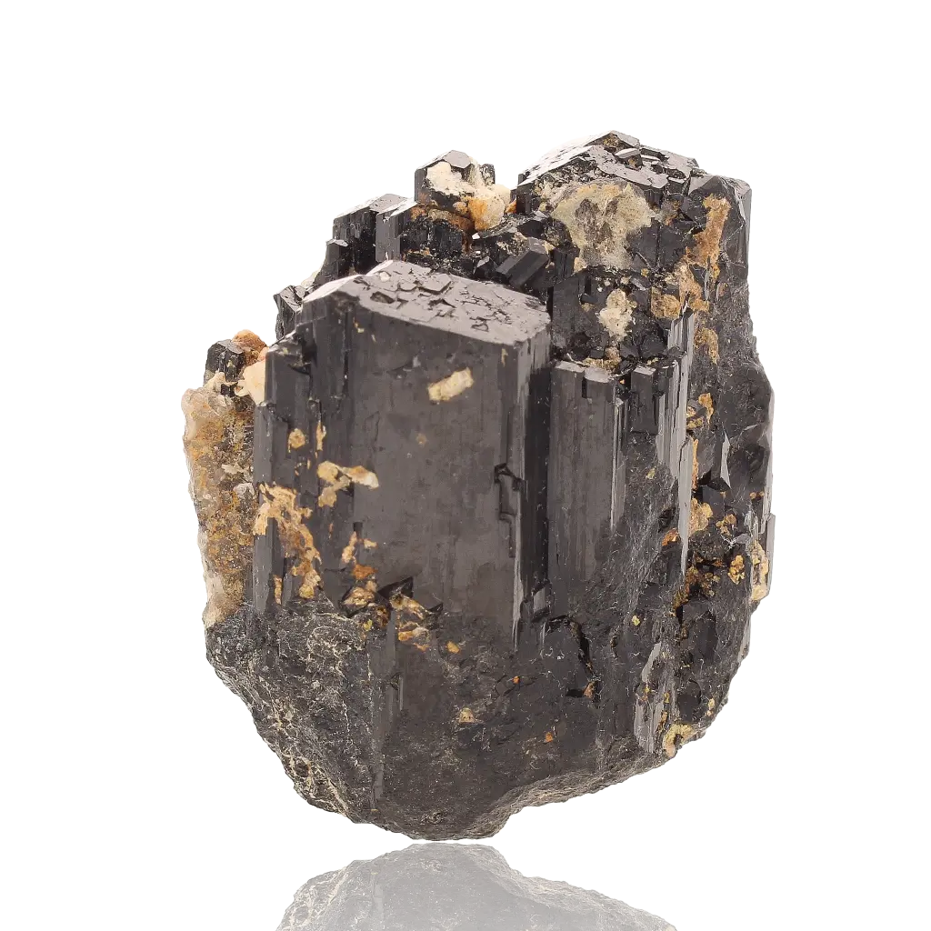 Buy your Schorl Black Tourmaline with Feldspar online now or in store at Forever Gems in Franschhoek, South Africa
